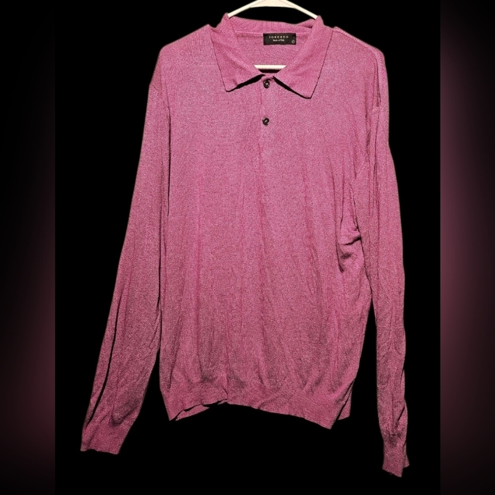 Toscano Soft Polo Shirt EUC Large - No Stains - No Holes